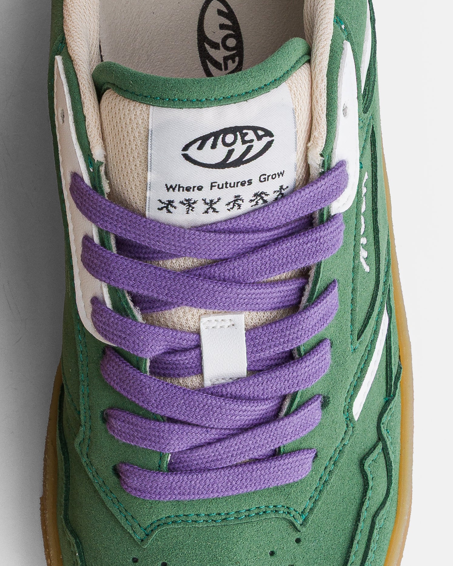 Origin Low - Forest Suede & White - Corn