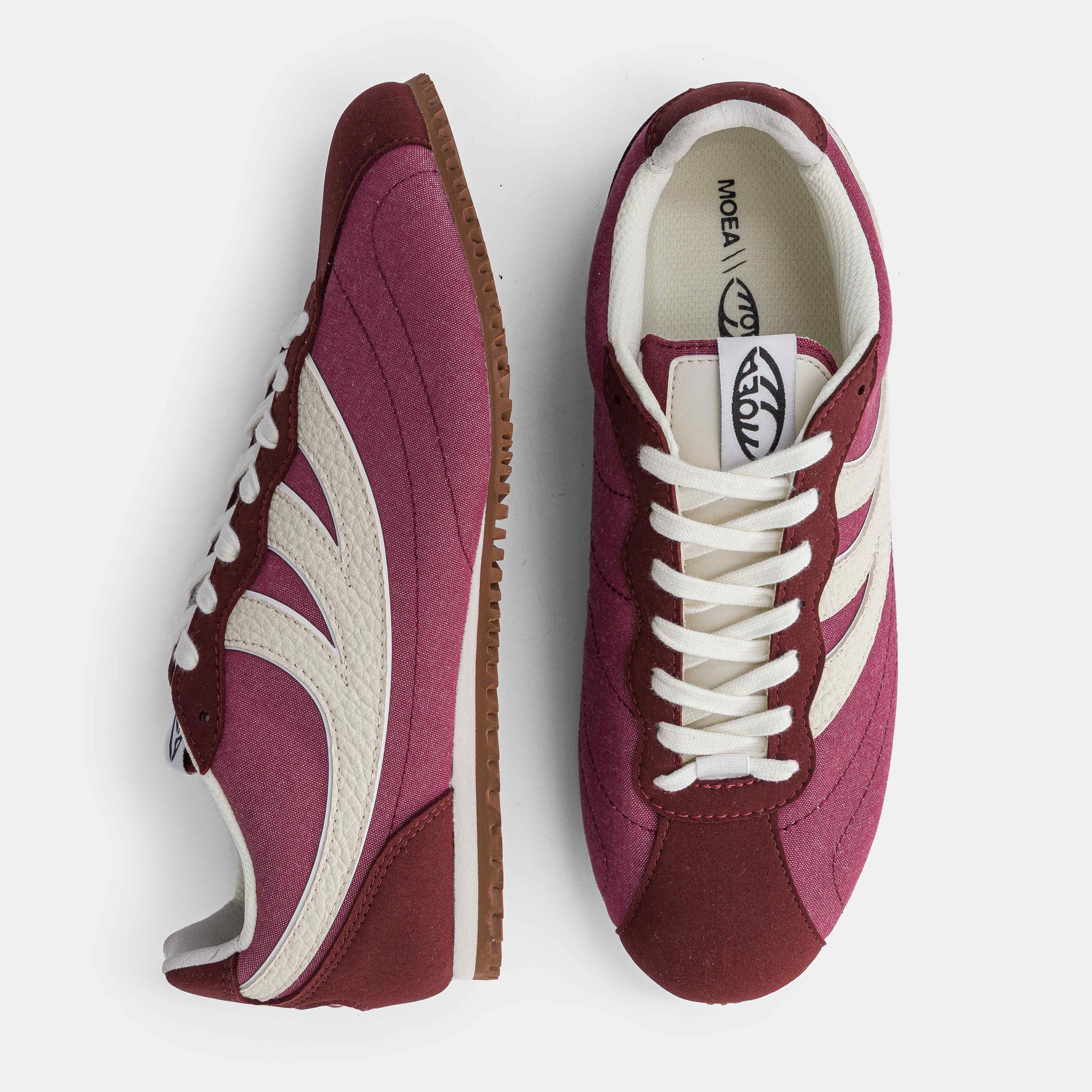 Rise - Bordeaux & Beige - Mushroom