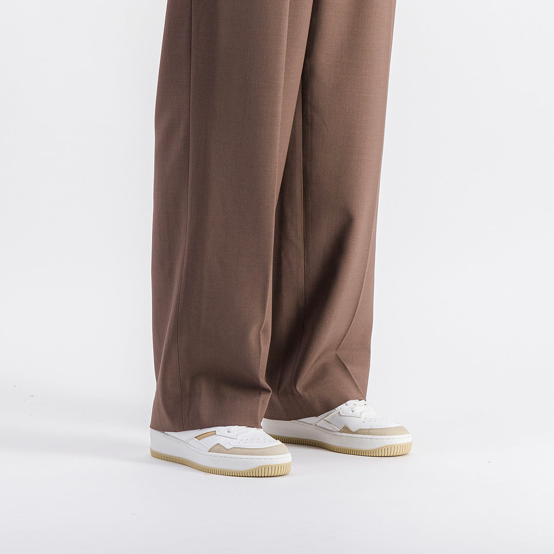 GEN1 - Corn White & Beige Suede