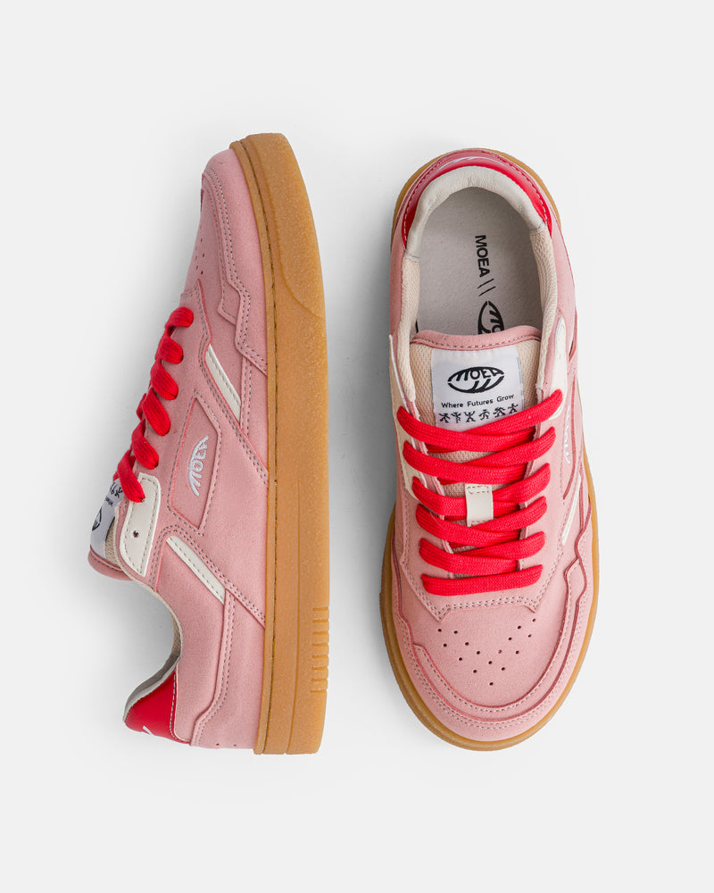 Origin Low - Pink Suede & Beige - Apple