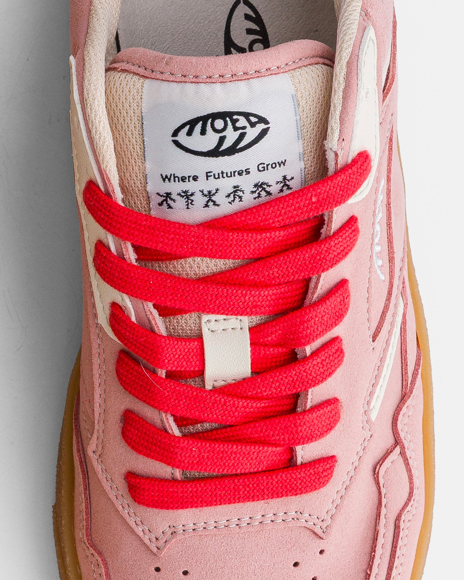 Origin Low - Pink Suede & Beige - Apple
