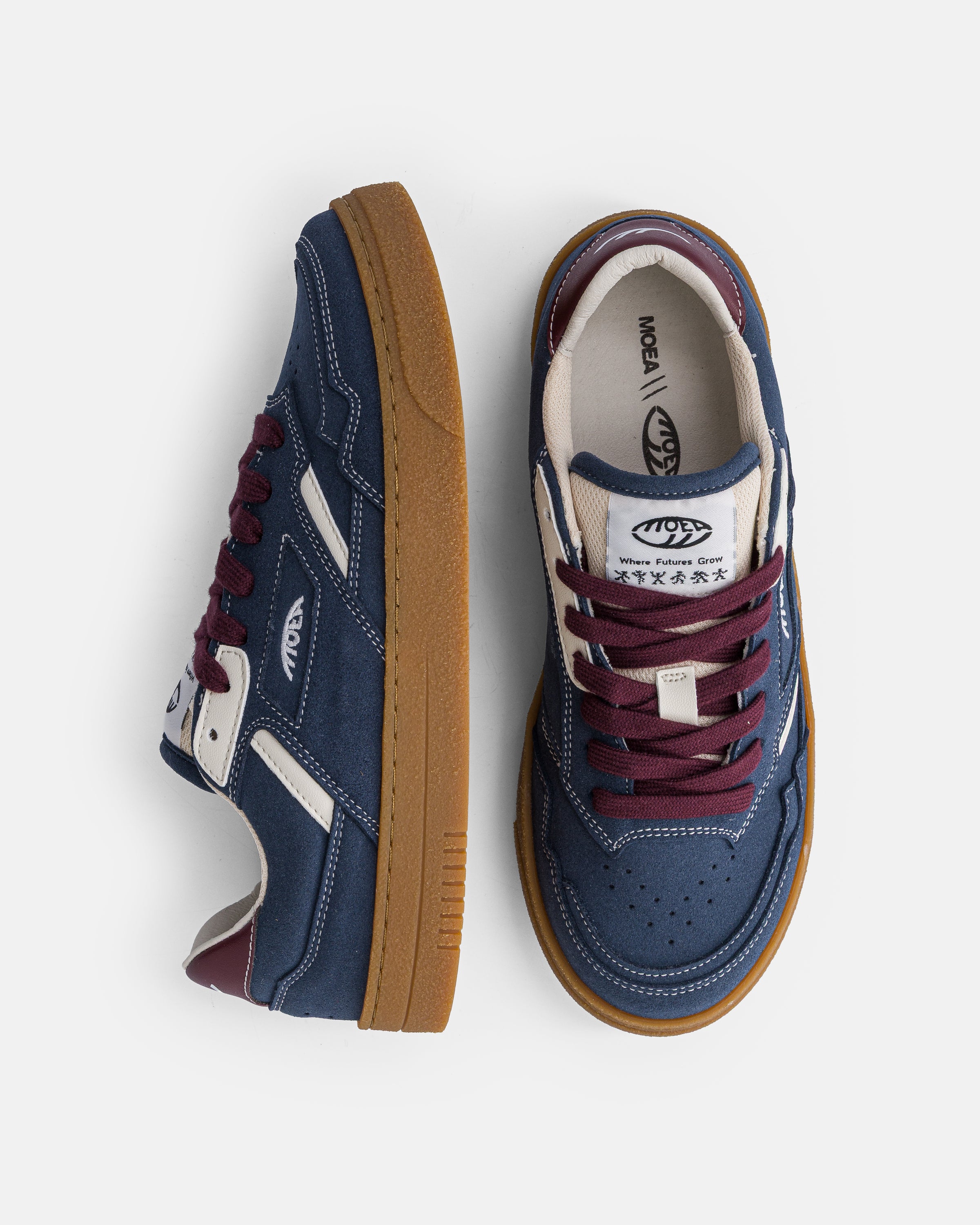 Origin Low - Night Suede & Beige - Grapes