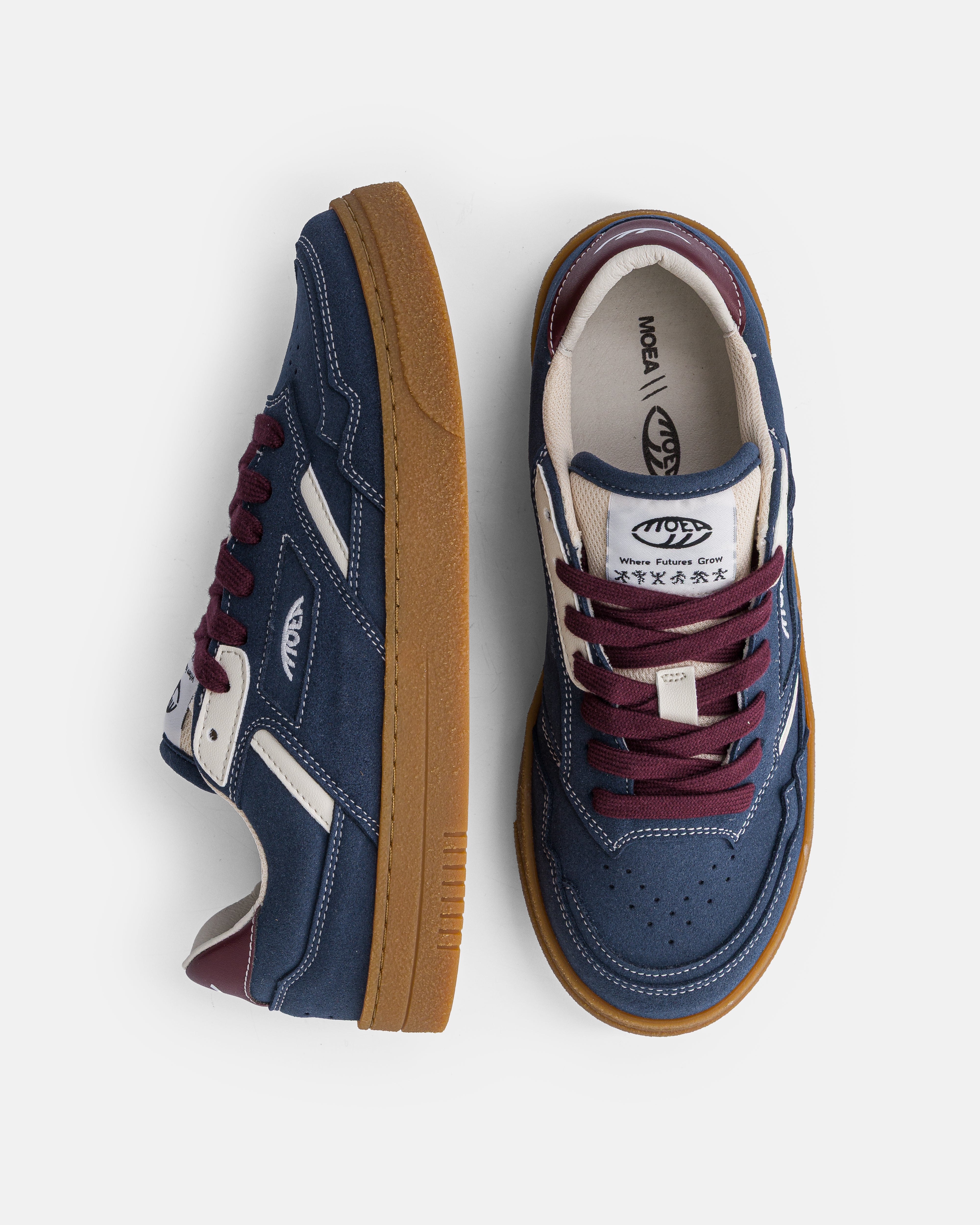 Origin Low - Night Suede & Beige - Grapes