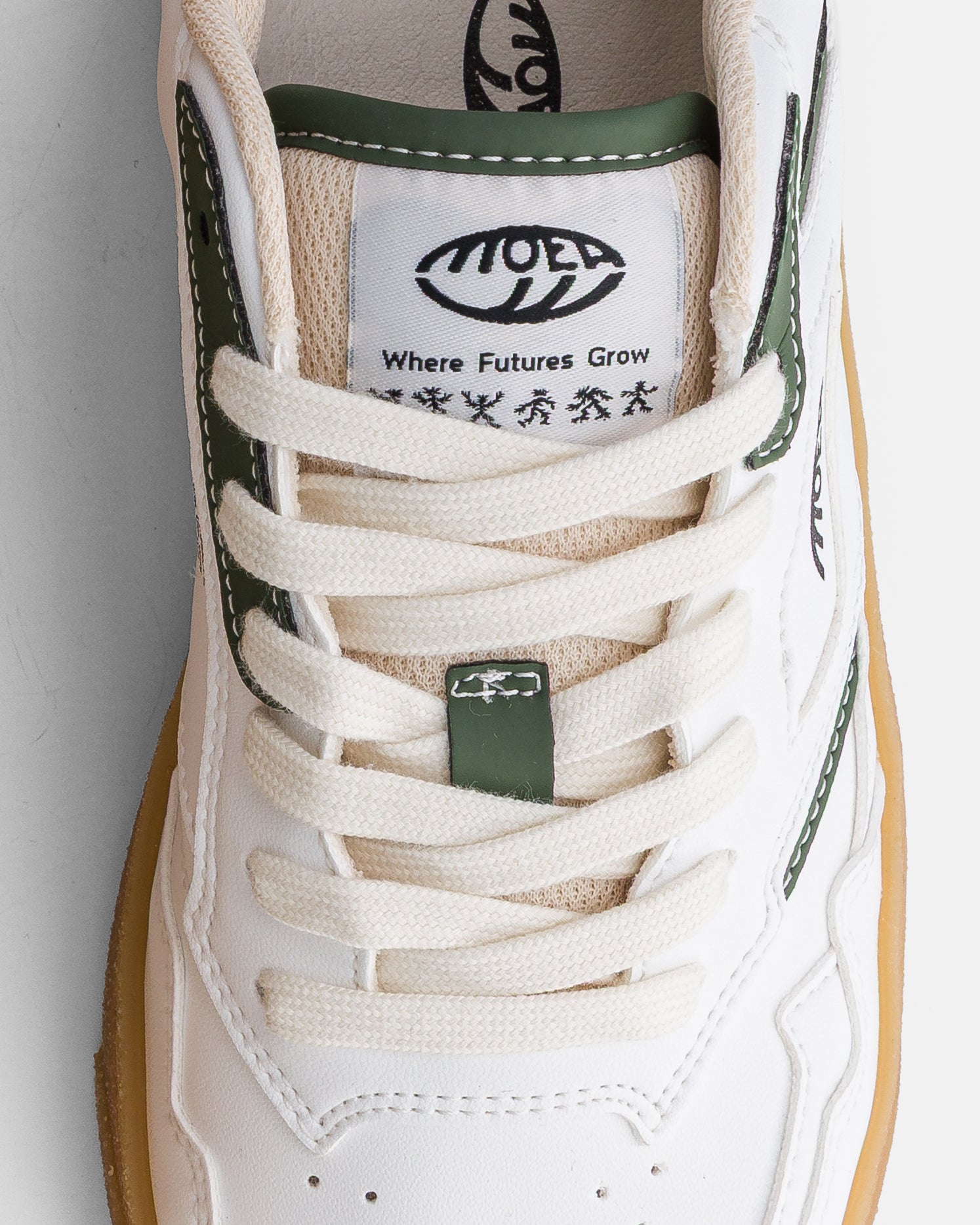 Origin Low - White & Green - Apple