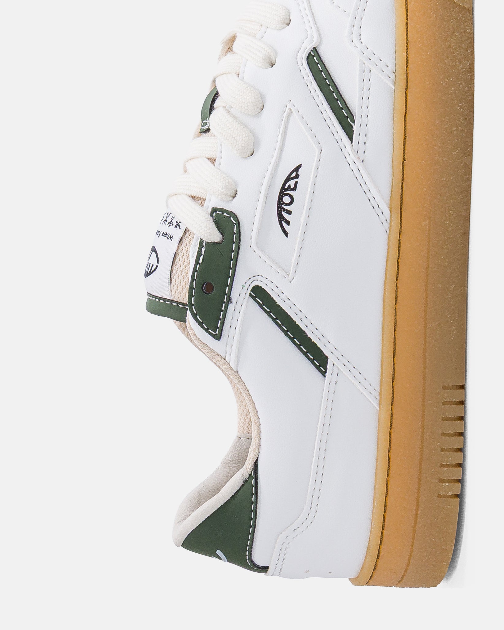 CUSTOMADE モカシン メンズ (アイボリー) Origin Low - White & Green - Apple