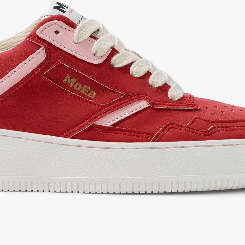 GEN1 - Apple Red & Pink Suede