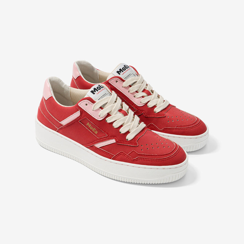 GEN1 - Apple Red & Pink Suede