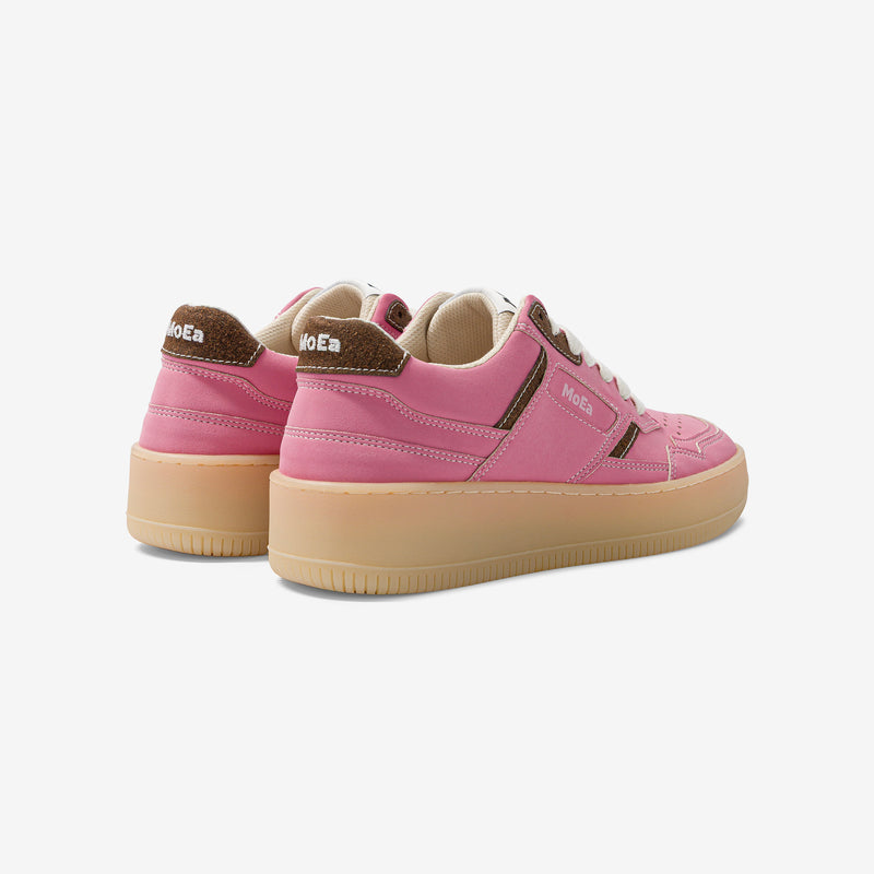GEN1 - Coconut Pink & Brown Suede
