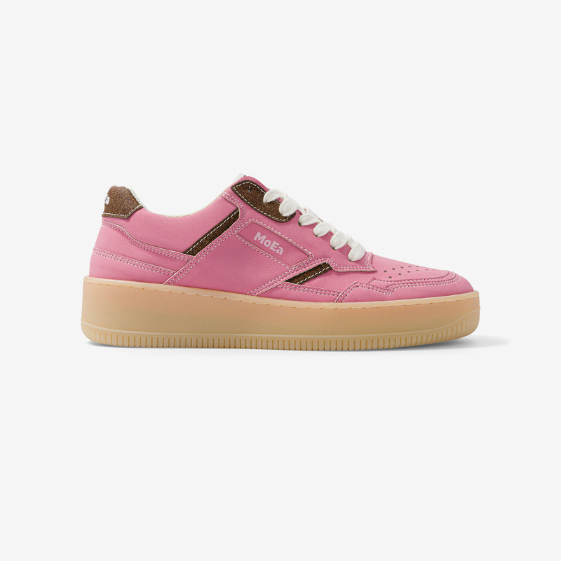 GEN1 - Coconut Pink & Brown Suede