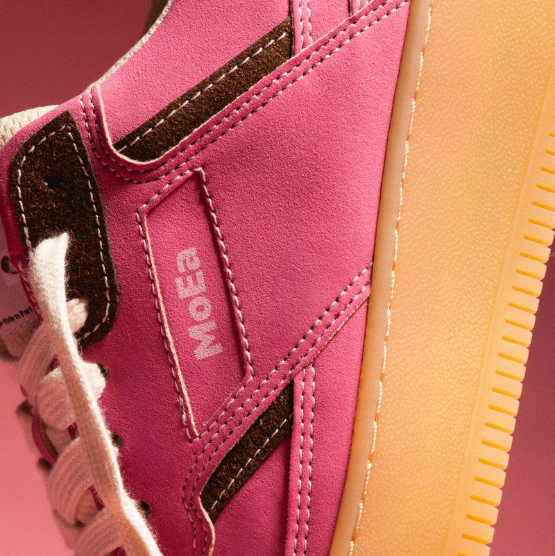 GEN1 - Coconut Pink & Brown Suede