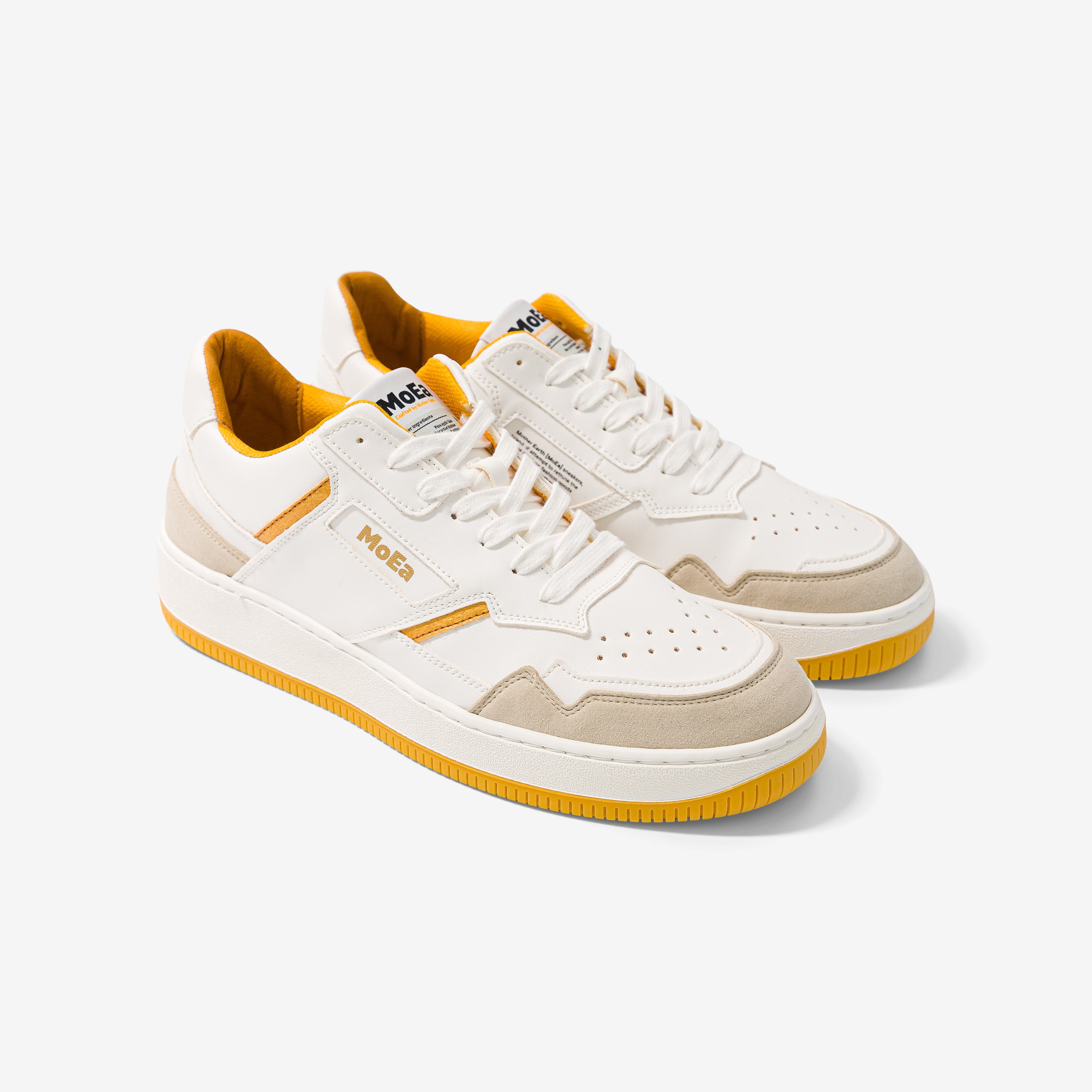 GEN1 - Pineapple White & Yellow Suede