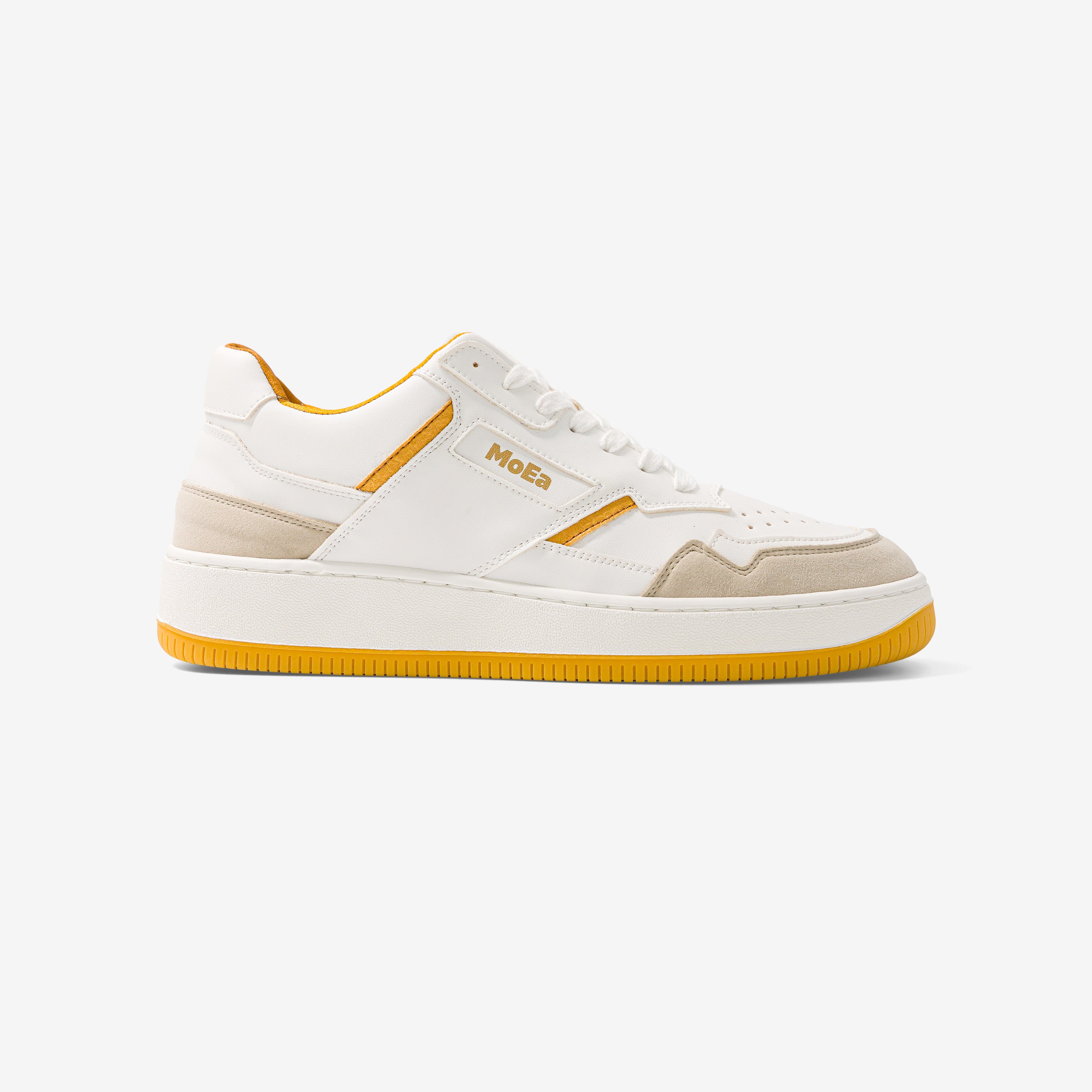 GEN1 - Pineapple White & Yellow Suede