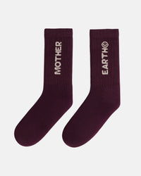 MoEa Socks - Mother Earth - Wine