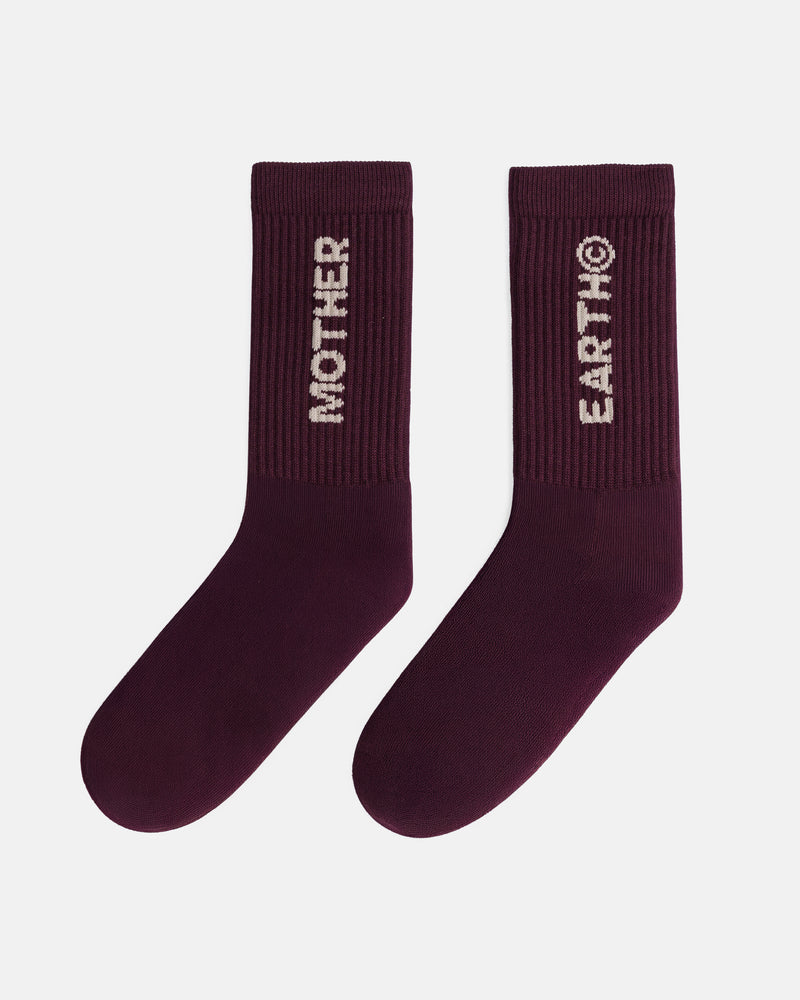 MoEa Socks - Mother Earth - Wine