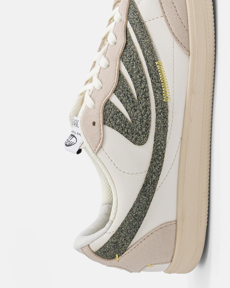 Flow - Beige & Green - Mushroom