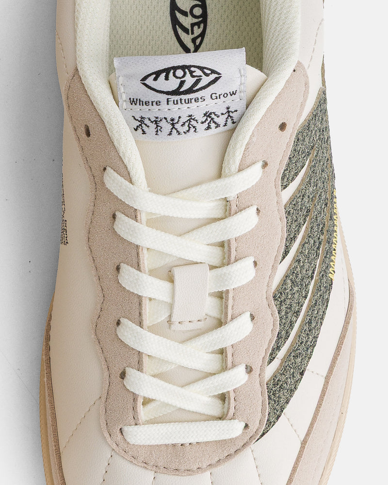 Flow - Beige & Green - Mushroom