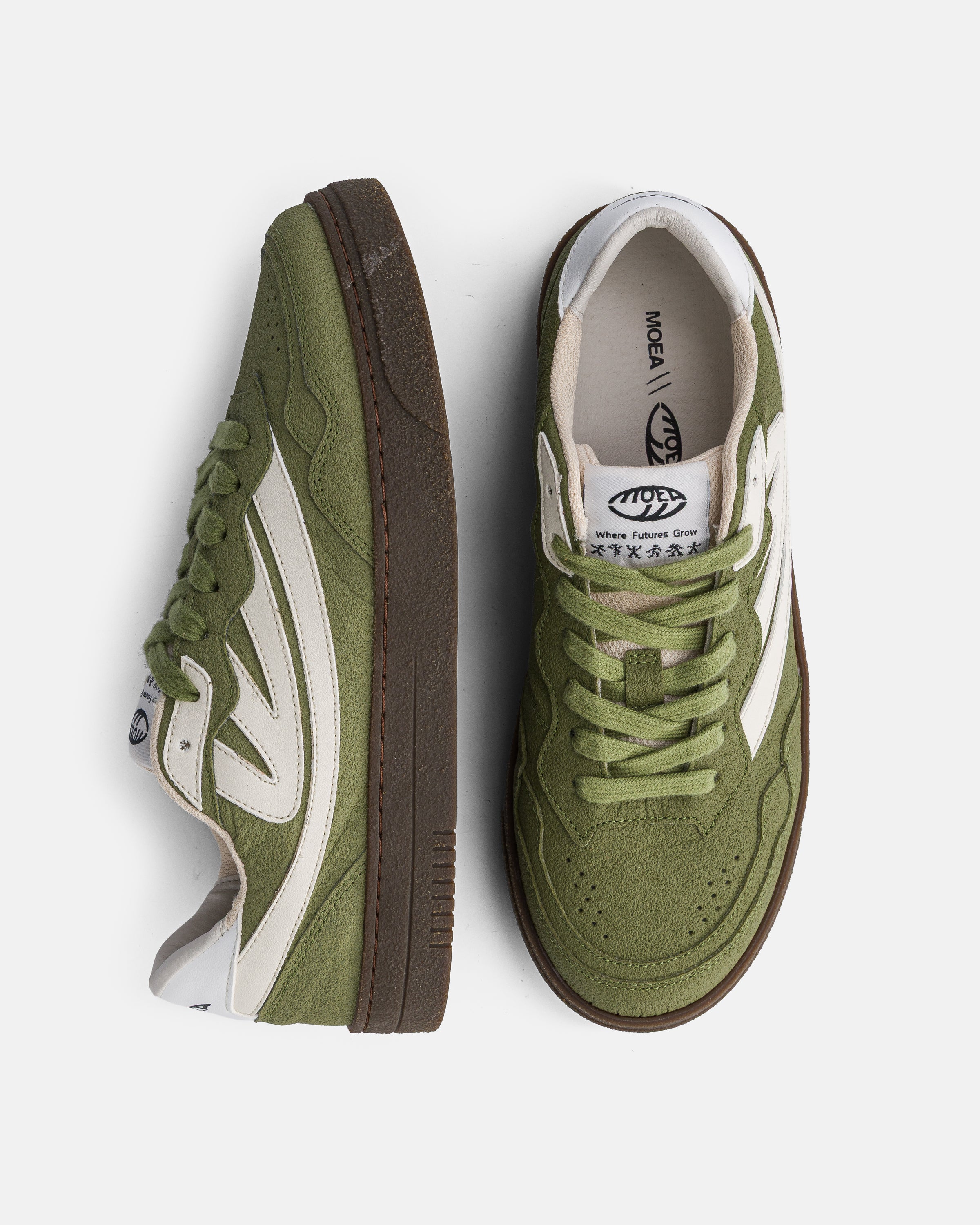 Veyron Low - Green & Cream - Mushroom