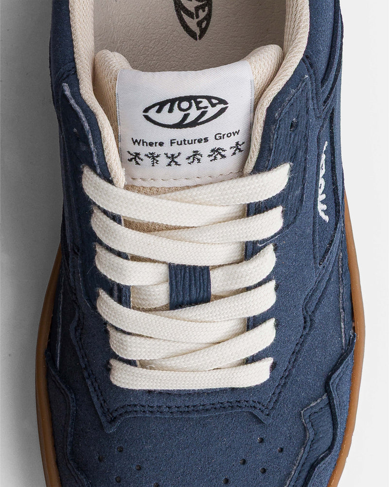 Origin - Full Blue Suede - Mushroom