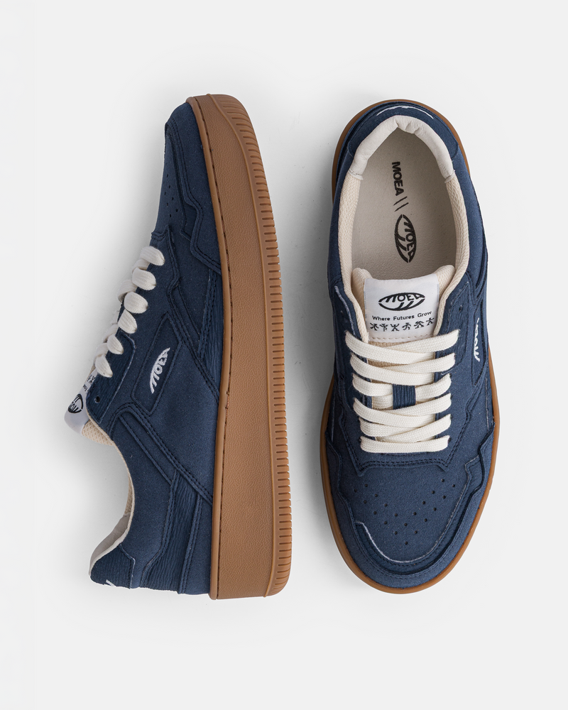 Origin - Full Blue Suede - Mushroom