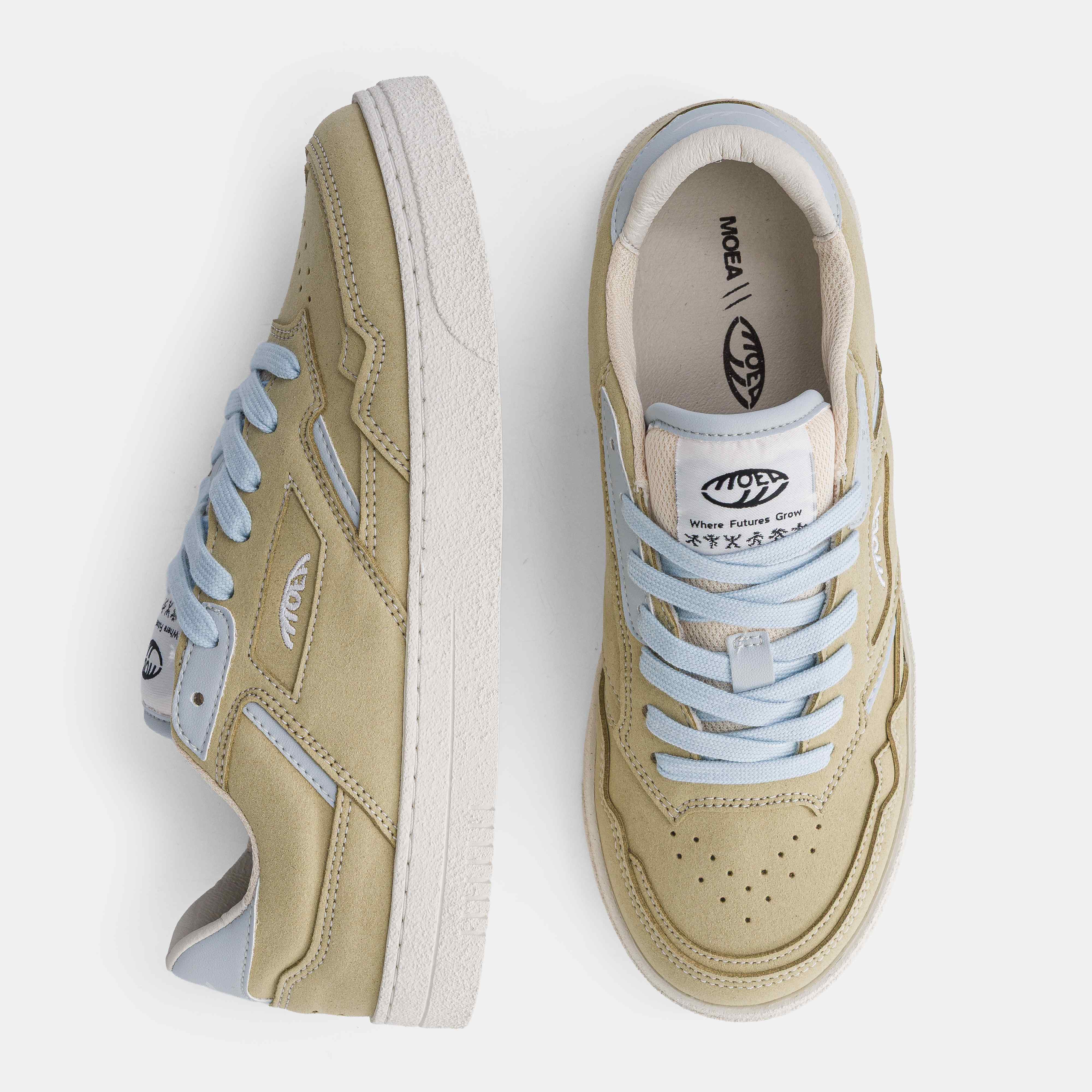 Origin Low - Aloe Suede & Blue - Corn