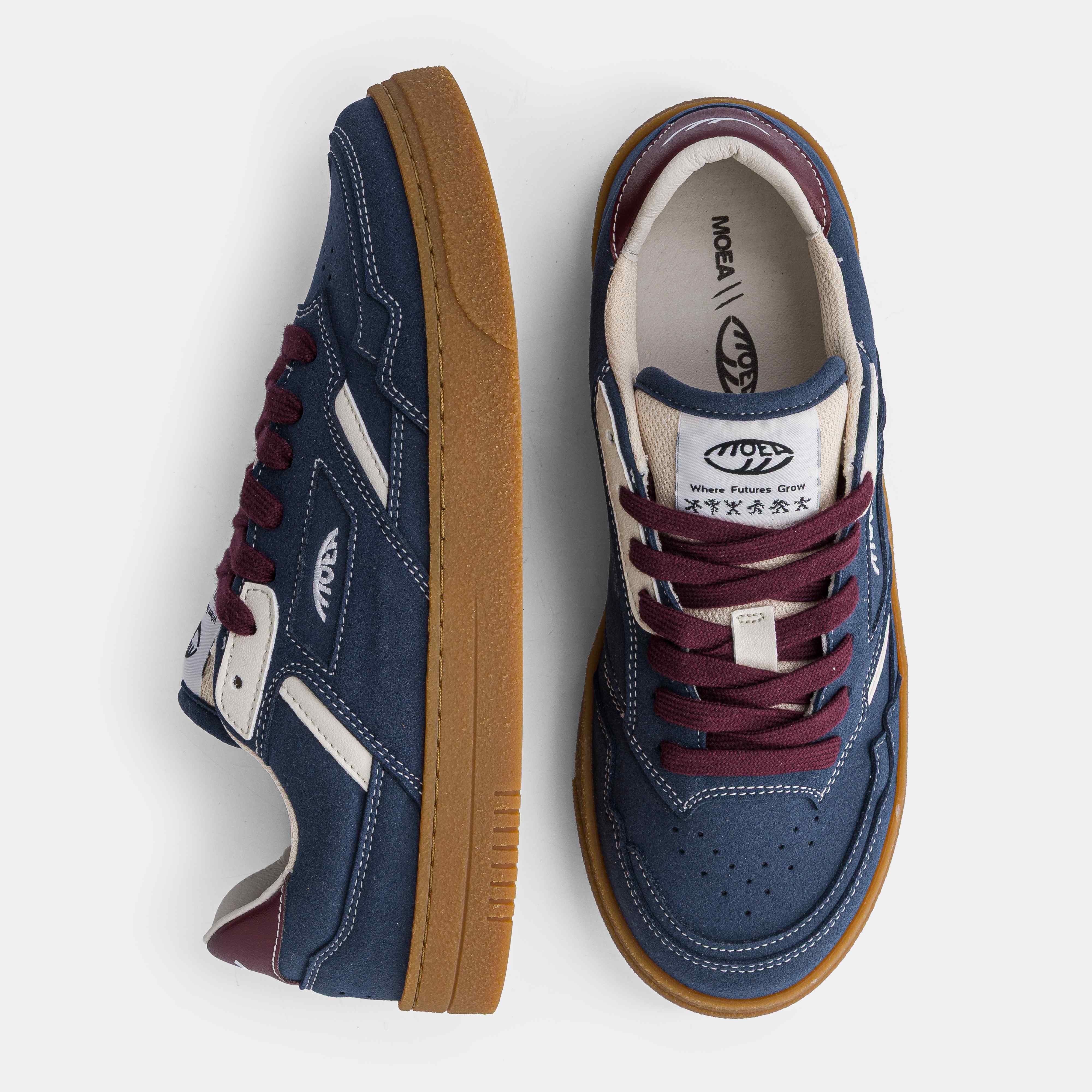 Origin Low - Night Suede & Beige - Grapes