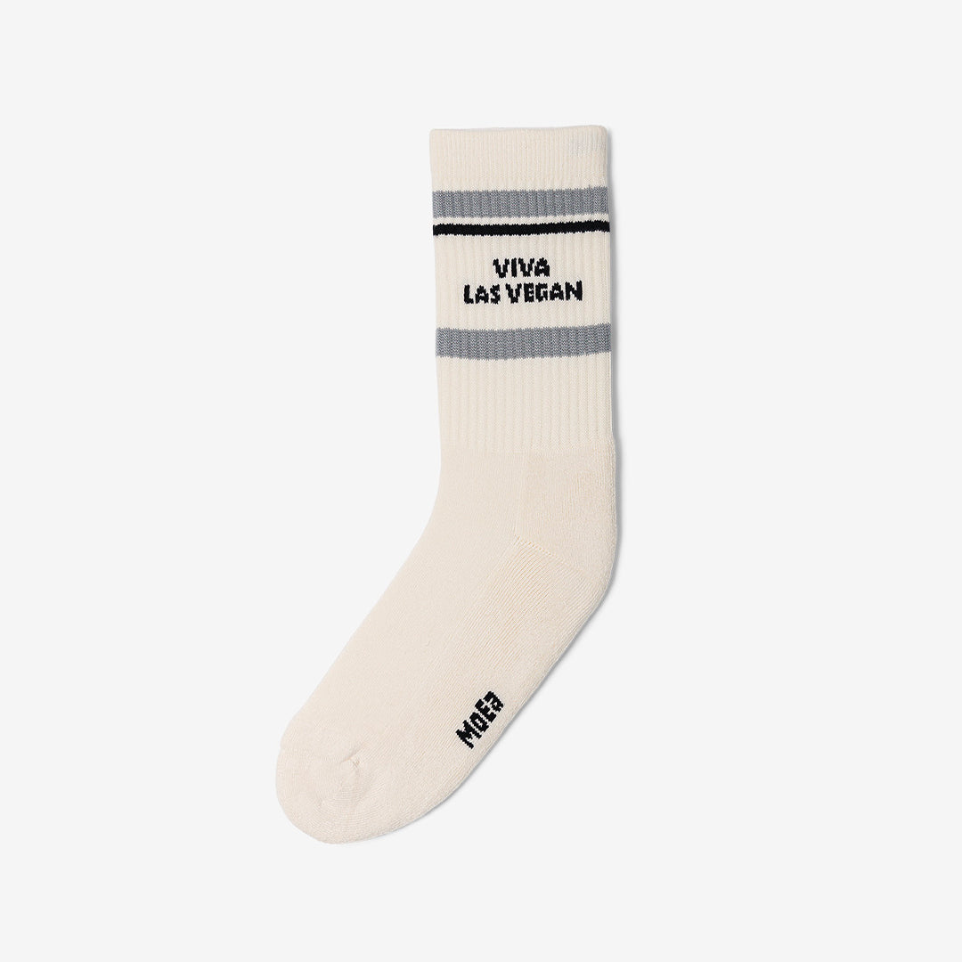 Bamboo socks - Viva las Vegan Grey