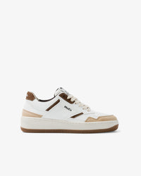 GEN1 - Coco White & Brown Suede