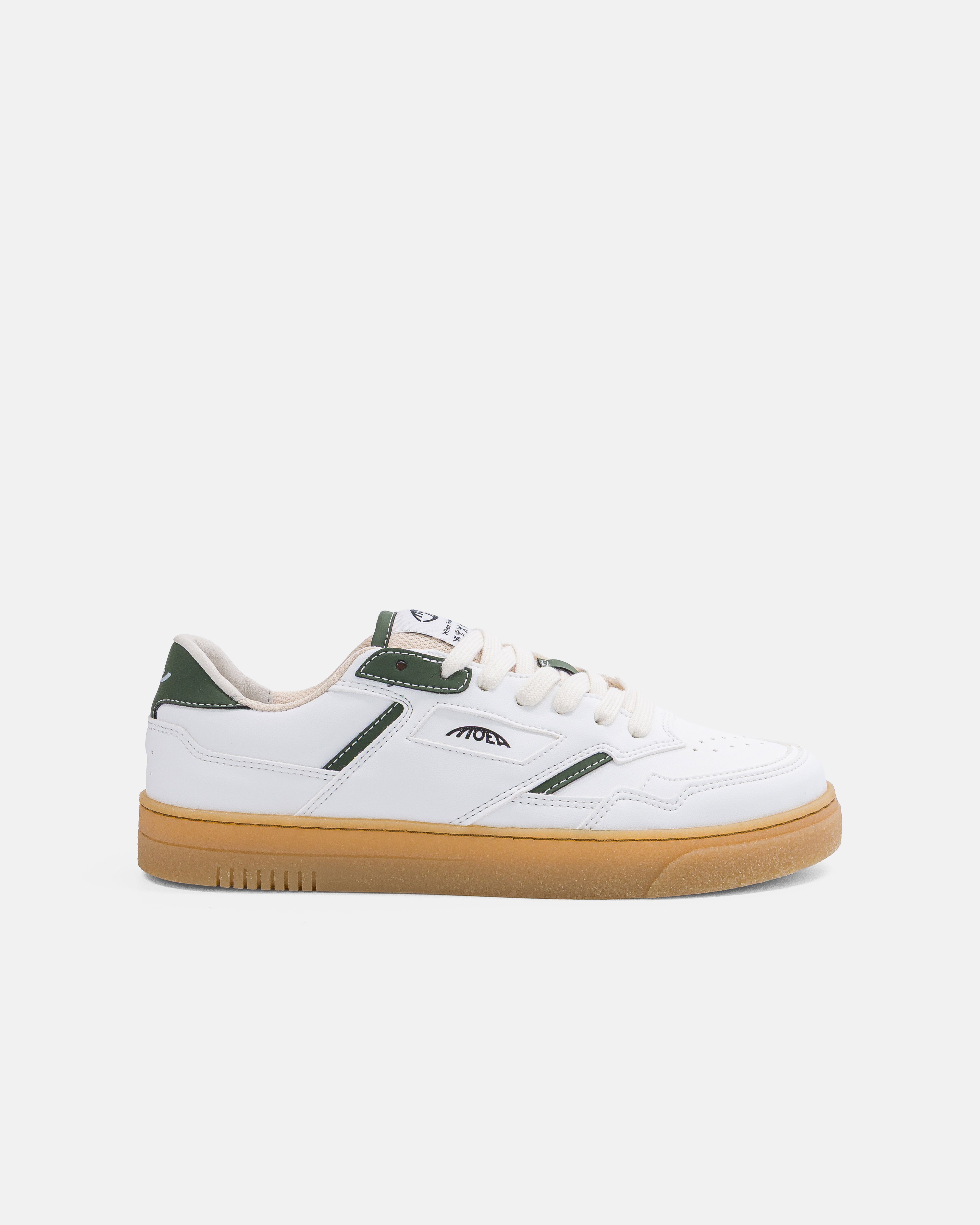 CUSTOMADE モカシン メンズ (アイボリー) Origin Low - White & Green - Apple