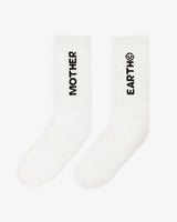 MoEa Socks - Mother Earth - White